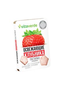 Vita Verde Пастилки освежающая клубника 8 шт