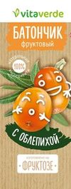 Vita Verde Фруктовый Батончик с облепихой для детского питания 30 г