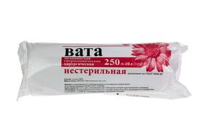 Вата хирургическая нестерильная 250 г