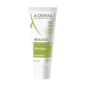 A-Derma Biology Крем лёгкий увлажняющий дерматологический для хрупкой кожи 40 мл
