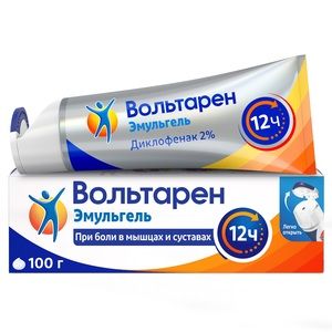 Лекарственное средство Вольтарен Эмульгель Гель для наружного применения 2 % 100 г