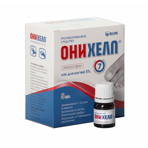 Онихелп Лак для ногтей 5 % 5 мл