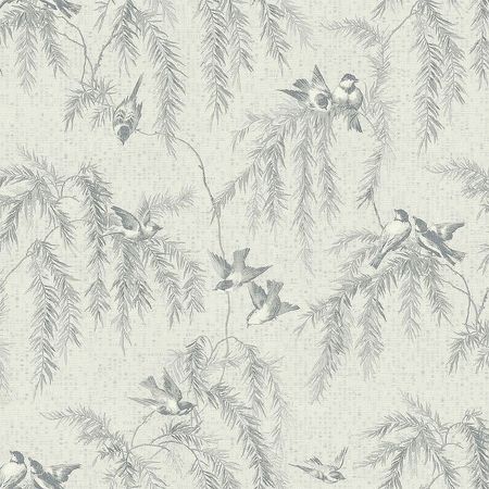 Обои LOYMINA Шелковый путь SLK5 006 Флизелин 11005 СерыйЗеленый ПтицыЛистья 10450₽