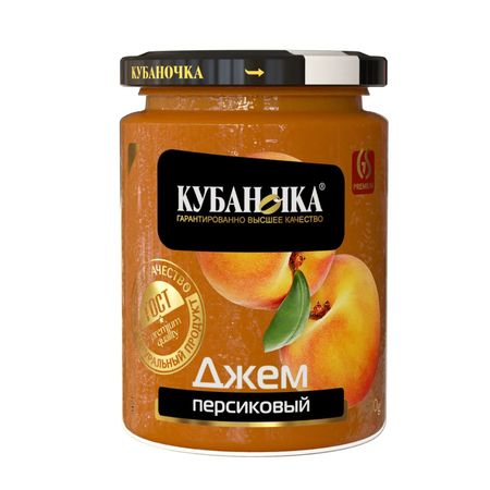 Джем Кубаночка персиковый, 300 г
