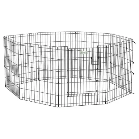 MidWest вольер Life Stages 8 панелей с дверью-MAXLock черный 61х76 см