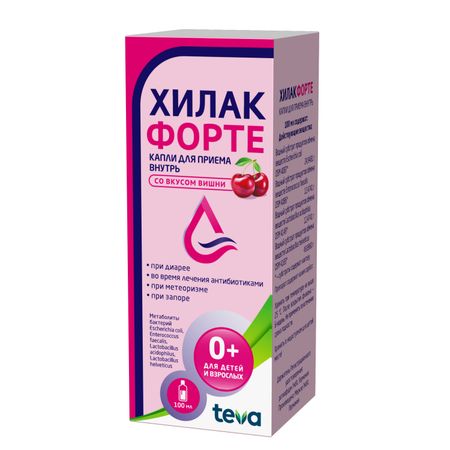 Хилак форте капли вишня 100мл