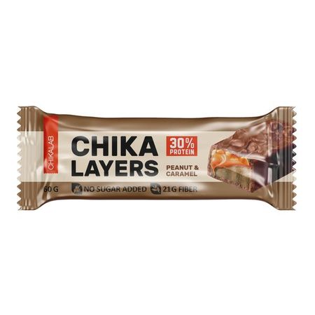 Батончик глазированный соленая карамель и арахис Layers ChikaLab 60г
