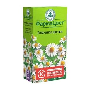 Ромашка цветки фильтр-пакеты 15 г 20 шт 218₽
