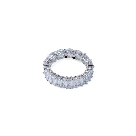 Holy Silver Кольцо из серебра с дорожкой из круглых и прямоугольных камней