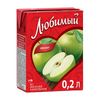 Нектар Любимый яблоко осветленный 0,2 л