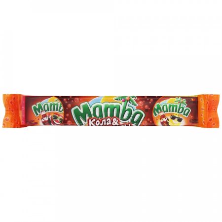 Жевательные конфеты Mamba со вкусом колы и фруктов, 79,5 г