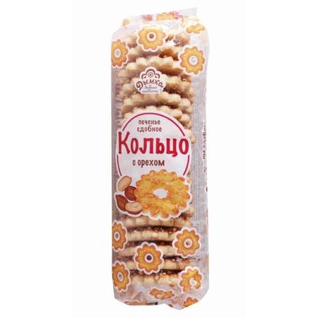 Печенье Дымка Кольцо с орехом 225 г