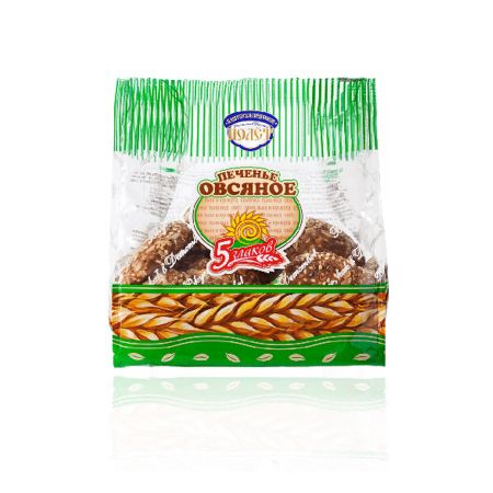 Печенье Полет Овсяное 5 злаков, 300 г