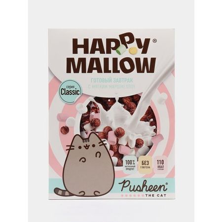 Готовый завтрак Happy Mallow Pusheen, с мягким маршмеллоу, 240 г