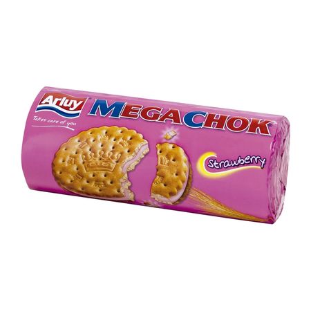 Печенье-сэндвич Arluy со вкусом клубники, 180 г