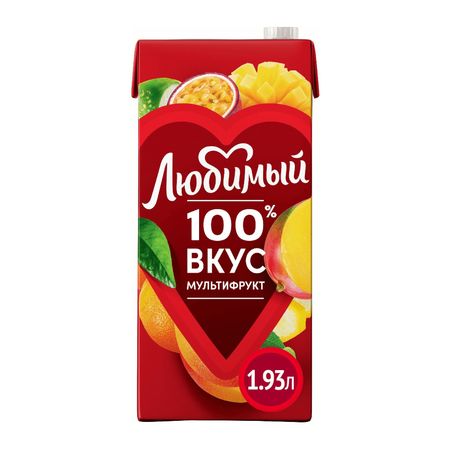 Нектар Любимый Мультифрукт, 1,93 л