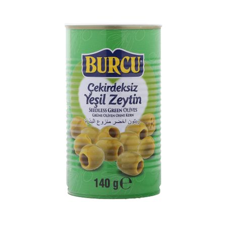 Оливки зеленые Burcu Без косточки 140 г