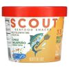 Scout, Снеки из морепродуктов, дикий желтоперый тунец в оливковом масле и хрустящий топпер с чили халапеньо, 145 г (5,1 унции)