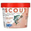 Scout, Seafood Snacks, дикий желтоперый тунец в оливковом масле + хрустящий топпер с чили, 145 г (5,1 унции)