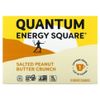QUANTUM ENERGY SQUARE, Salted Peanut Butter Crunch, 8 Squares, 1.69 oz (48 g) Each