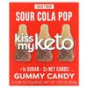 Kiss My Keto, Gummy Candy, кислая кола, 8 пакетиков по 25 г (0,88 унции)