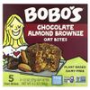 Bobo's Oat Bars, Овсяные кусочки с шоколадом и миндалем, 5 кусочков по 37 г (1,3 унции)