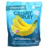 Crispy Green, Crispy Fruit, полностью банановый продукт, 4 пакетика по 24 г (0,85 унции)