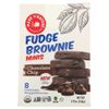 Made in Nature, Fudge Brownie Minis, шоколадная крошка, 8 пирожных, 168 г (5,92 унции)
