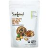 Sunfood, сырые органические бразильские орехи, 227 г (8 унций)