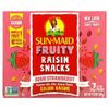 Sun-Maid, Фруктовые снеки с изюмом, кислая клубника, 7 пакетиков по 20 г (0,7 унции)