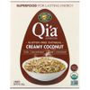 Nature's Path, Qi'a Superfood, овсяная каша, кокос со сливками, 6 пакетиков, 228 г (8 унций)