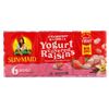 Sun-Maid, Йогуртовый изюм, клубника и ваниль, 6 коробок по 28,3 г (1 унция)