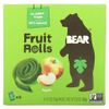 Bear, фруктовые рулеты, яблоко, 5 упаковок, по 20 г (0,7 унции)