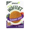 Sprout Organic, Вафли Wafflez, голубика и яблоко, 5 упаковок, 18 г