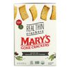 Mary's Gone Crackers, Real Thin Crackers, оливковое масло и черный перец, 142 г (5 унций)
