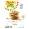 Simple Mills, Крекеры из органической муки, оригинальные, 4,25 унции (120 г)