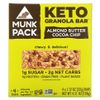 Munk Pack, Keto Granola, батончики с миндальным маслом и какао, 4 батончика по 32 г (1,12 унции)