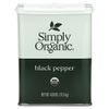 Simply Organic, Молотый черный перец, 113,4 г (4 унции)