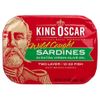 King Oscar, сардины дикого улова в нерафинированном оливковом масле высшего качества, два слоя рыбы, 12–22 шт., 106 г (3,75 унции)