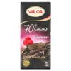 Valor, Темный шоколад, 70% какао с малиной, 3,5 унции (100 г)