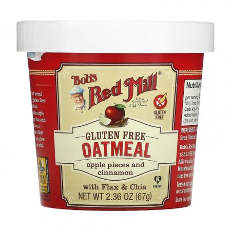 Bob's Red Mill, овсянка, яблоко и корица, 67 г (2,36 унции)