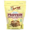 Bob's Red Mill, протеиновая смесь для блинов и вафель, цельнозерновая, 397 г (14 унций)