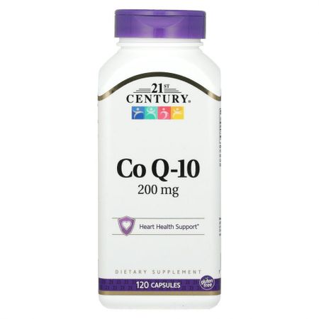 21st Century, Коэнзим Q10, 200 мг, 120 капсул