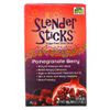 NOW Foods, Real Food, Slender Sticks, со вкусом граната и ягод, 12 стиков, по 4 г (0,14 унции)