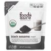 Foods Alive, суперфуд, семена органического черного кунжута, 338 г (12 унций)