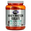 NOW Foods, Sports, изолят сывороточного протеина, сливочный шоколад, 816 г (1,8 фунта)