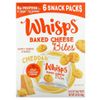 Whisps, Запеченные сырные укусы, чеддер, 6 пакетиков, по 18 г (0,63 унции)
