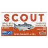 Scout, Копченая горбуша в оливковом масле, 150 г (5,3 унции)