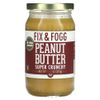 Fix & Fogg, Арахисовая паста, супер хрустящая, 375 г (13,2 унции)