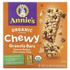 Annie's Homegrown, Органический жевательный батончик-гранола, арахисовая паста с шоколадной крошкой, 6 батончиков, 25 г (0,89 унции)